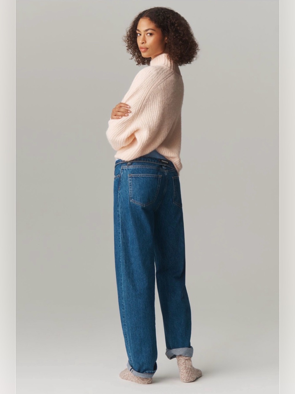 Anthropologie Dawn Mock-Neck Chunky Sweater NWT - Picture 2 of 6